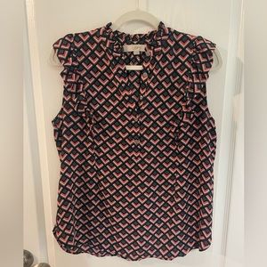 Loft sleeveless blouse size small